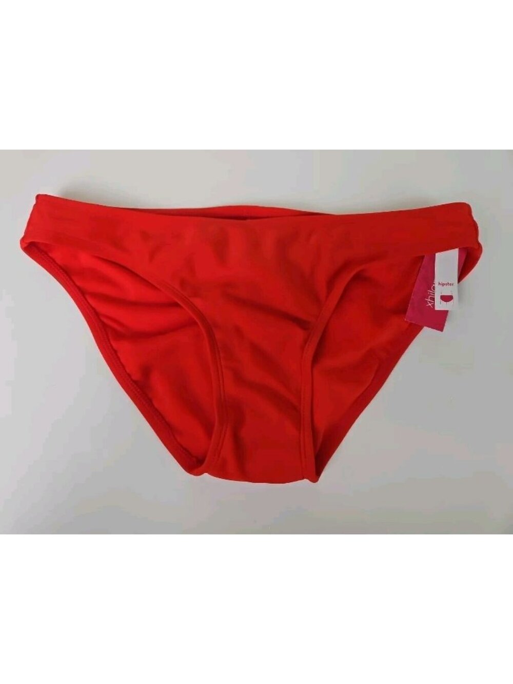 Xhilaration Small S Junior Hipster Bikini Bottom Red Summer Swimwear Swim Suit